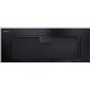 GLOBALO Cappa aspirante, cappa da incasso per cucina, senza illuminazione 60 cm, larghezza di installazione, 3 livelli di potenza, Melavio 60.1 Black [Classe di efficienza energetica C]