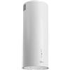 GURARI Cappa aspirante a isola GCH I 385 36 WH Prime, 36 cm, bianca, cappa da soffitto, 1000 m³/h, 4 livelli, display, illuminazione a LED, aspirazione del bordo