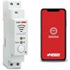 VEMER VE797200 MICRO BT - Interruttore Orario Astronomico con Bluetooth e APP dedicata, Timer da Barra DIN 1 Modulo, Bianco