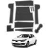 SHAOHAO tappetini per Renault CLIO 5 BF 2020 2021 2022 2023 2024 Pad in Gomma tappetini Antiscivolo per Console Centrale Vassoio portabicchieri accessori clio 5 (Bianco)