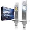 NATGIC Lampadina di Nebbia H1, 70W 18000LM Senza Ventola & Senza Fili 6500K Bianco +300% Più Luminosità h1 LED Abbaglianti per Lampada di Nebbia ad Alto/Basso Fascio Luce Diurna Lampada di Guida DRL