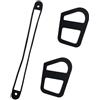 CANJPTON 1Paio Luce Freno Posteriore Auto Guarnizione Spugna Compatibile con Toyota Aygo 2005-2014 Nero Luce Freno Posteriore Guarnizione
