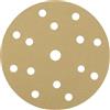 NTools HMF 7, carta vetrata da 150 mm, velcro, grana 320, dischi abrasivi da 150 mm, velcro, 15 fori, per levigatrice orbitale rotonda, cuscinetti per dischi abrasivi all'ossido di alluminio, grana
