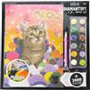 DIAMANTINY 96101, Level Up - Nice Group Creative Art, Diamond Painting Kit crea il mosaico, PETS, Meow, Multicolore