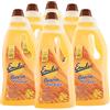 Emulsio 6x Emulsio Ravviva Parquet Detergente Pavimenti in Parquet e Laminato all'Olio di Argan - 6 Flaconi da 750ml ognuno