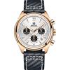 BENYAR Orologio Uomo Casual Cinturino in pelle Cronografo Uomo Impermeabile Luminosi Design Analogico Al quarzo Orologi