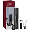Deals Apribottiglie elettrico set di apribottiglie elettrico con pile tagliapasta stagnola tappo bottiglia di vino versatore di vino per casa ristorante festa come regalo per famiglia