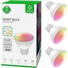 WOOX Lampadine intelligenti che cambiano colore WiFi (confezione da 3 GU10)