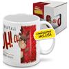 VO design mugnue Tazza Mug Tazza Natale Tazze Natalizie Regali Natale Economici Tazza Colazione con Scatola Regalo Bianca (Renna Babbo Natale OH OH OH Buon Natale)