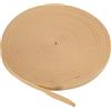 PATIKIL Nastri in Sbieco di Cotone 1cm 45m Nastro Cotone Twill Nastro Rilegatura Fettuccia Spina Pesce per Cucito Regalo Avvolgimento Artigianato Fai Da Te Cachi