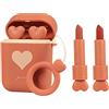 Generic Set trucco rossetto impermeabile durevole velluto idratante macchia labbra cuffie bicolore lucidalabbra antiaderenti tazza trucco labbra set regalo per ragazze Uf383