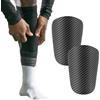 JRYXDS 2 Pezzi Piccolo Parastinchi parastinchi calcio piccoli per Adulti e BambiniAntiscivolo Parastinchi per Calcio per Allenamento di Calcio e Partite di CalcioMini Shin Pads parastinchi piccoli(Nero)