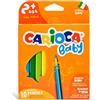 CARIOCA Matitone Baby Pencil, Matite Triangolari Maxi in Resina, Mina Super Resistente alla Caduta, 10 pezzi