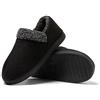 JOMIX Pantofole Uomo Invernali Chiusi Ciabatte Pelose Calde da Casa Babbucce Comodo da Inverno MU9736 Nero, 43