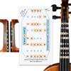FFG NOTE THE DIFFERENCE Fantastica guida per le dita per violini | Strumenti musicali a corde | Adesivi per tasti e tasti per imparare tutte le note | Guida per le dita per violino per bambini/adulti | Gioco