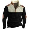 CXKOLD Maglioni in Cotone Uomo Maglioni Cashmere Uomo Maglione Cotone Uomo con Zip Maglione Viola Maglione Lana Uomo Felpa Blu con Zip Uomo Felpa Natalizia Abbigliamento Uomo Pullover