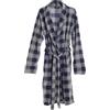 Viterbo Biancheria Vestaglia Uomo da Camera LMW00329 in Morbido Pile Invernale Lunga (Navy, XL)