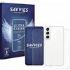 savvies (6 Pezzi Pellicola Protettiva per Samsung Galaxy S22 5G (Fronte+Retro) Protezione Schermo Trasparente