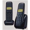 Gigaset A150 DUO - Duo di telefoni cordless, con display, colore: nero
