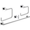 Grohe Essentials Cube set accessori bagno, 40778001, Essentials Cube cromo [Accessori Bagno > Set di accessori da bagno]