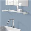 Zack CARVO mensola, 40816, CARVO satinato/bianco opaco [Accessori Bagno > Mensole]