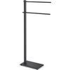 Zack CARVO portasciugamani da terra, 40513, CARVO nero [Accessori Bagno > Portasciugamani]