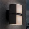 Lutec Cuba lampada a parete, LED, 2 luci, 5193801012, Cuba [Lampade per Esterni > Lampade a Parete]