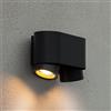 Lutec CYPRES lampada a parete, GU10, squadrata, 2 luci, 6604003118, Cypres [Lampade per Esterni > Lampade a Parete]