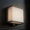 Lutec DOBLO Solar lampada a parete, LED, squadrata, con rilevatore di movimento, 6943701125, Doblo [Lampade per Esterni > Lampade a Parete]