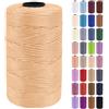 Uiopa Fettuccia per Borse a Uncinetto, 3mm x 200m Filato Uncinetto in Polipropilene, Filo Crochet Yarn per Borse, Fai da Te, Decorazioni, Artigianato