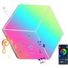 HaoDrisk Gaming Muro LED Luci — RGB Parete Lampada Pannelli 3PCS Sincronizzazione Musicale Luce Pannello Stanza Smart Wall Light Componibili Rombo Lampade Panel