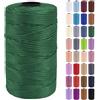 Uiopa Fettuccia per Borse a Uncinetto, 3mm x 200m Filato Uncinetto in Polipropilene, Filo Crochet Yarn per Borse, Fai da Te, Decorazioni, Artigianato