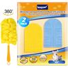 KEEPOW 2 Duster Ricariche Panni Riutilizzabili per Swiffer Catturapolvere - Piumini Lavabili per Ricambio Perfetto
