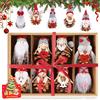 Edonkvi Addobbi Natalizi Gnomi,8 Pezzi Pigne Albero di Natale Addobbi,Gnomi Natalizi Piccoli Addobbi Albero Natale,Angeli Natalizi Decorazioni Natale,Gnomo Bambole Folletti Pensierino di Natale Ciondoli