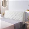 uyeoco Copertura/Fodera per Testiera per Letto Copri Testata Letto Matrimoniale/Singolo 150/160/180/200 CM Premium Imbottita Elastica Copritestata Letto Velluto Protezione Anti-collisione Cuscino