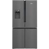 Siemens KF96DAXEA iQ500 - Frigorifero a più porte, 183 x 90,5 cm, raffreddamento da 375 l e congelamento da 199 l, noFrost, hyperFresh 0 gradi, multiAirflow per alimenti e bevande uniformemente