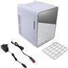 Aoveew Mirrored Beauty Fridge 10L Mini frigorifero per la cura della pelle con specchio luminoso a LED dimmerabile