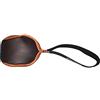 DINGO GEAR WWW.DINGOGEAR.COM 1977 DINGO GEAR S02779 - Palla in vera pelle con manico per l'addestramento del morso, Ø 11 cm, per recuperare e ricompensare il cane giocattolo casuale