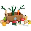 small foot Set per tagliare la frutta e la verdura fresh in legno, cibo per la cucina dei bambini, giochi di ruolo a partire da 2 anni, 12563