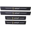 Generic 4 pezzi in fibra di carbonio battitacco battitacco per Smart 453 451 450 Fortwo Forfour, accessori antiscivolo e anti-usura