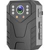 DIGNIFE Action Camera, 4K Mini Body Camera Full HD 1080P 2 pollici IPS Touch Screen Night Vision Videoregistratore Guardia di sicurezza Polizia Corpo Mini Cam(64G TF Card)