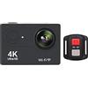 DIGNIFE Action Camera, Videocamera subacquea Ultra HD, H9R 4K Telecomando Videoregistratore sportivo DVR DV Kit di accessori for videocamera for impermeabile Pro Mini(Noir)