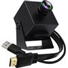 ELP Telecamera HDMI USB 60 fps ad alta velocità ELP 4K HDMI USB 3.0 PC Camera con uscita simultanea 2x zoom digitale alimentazione fotocamera per servizi di chiesa, istruzione, lavoro, progetto TV