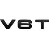Areyourshop V6T Emblema A1 A3 A4 A5 A6 A7 Q3 Q5 Q7 S6 S7 S8 S4 SQ5 Nero