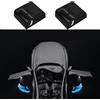 yufana 2 Pezzi Luce di Benvenuto, Luce di Benvenuto Lancia, Proiettore Logo Luce Portiera Auto (nero297)