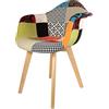The Home Deco Factory Poltrona, Multicolore, Taglia Unica