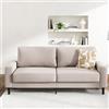 Zinus Colton Divano Loveseat - Divano a tre posti 195 x 88 x 83 cm - Design contemporaneo - Arredamento per il soggiorno - Beige