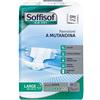 Soffisof Pannolone Air Dry Pann L Super, Protezione per l'incontinenza, Unisex Adulti, Medium, 1E+1 unità