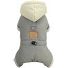 Izefia Cappotto del Cane Antivento Giacca Fredda 4 Gambe Caldo Inverno Spessore Neve Vestiti di Cotone Cappotto del Cane per Il Piccolo Gatto Medio