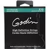 Godin chitarre 008964 E-10 Pure nickel Electric Strings, Light